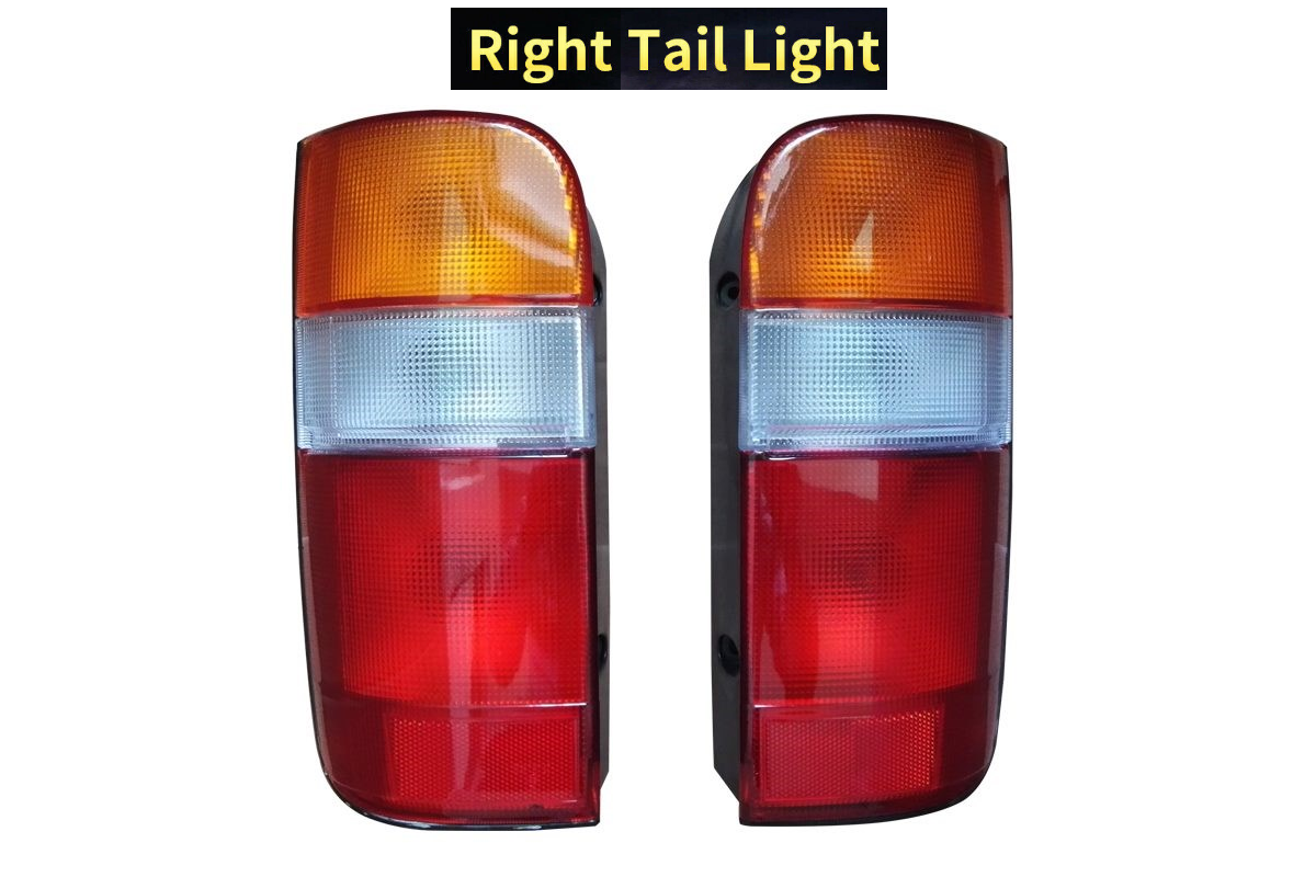 Right side tail light for Toyota Hiace showing red lens detail