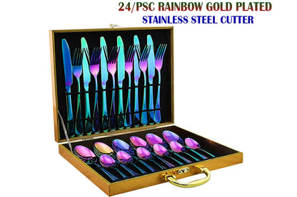 Close up of stainless steel dinner cutter with mirror polish