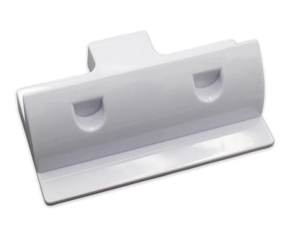 Top angle of solar panel mounting kit on motorhome roof