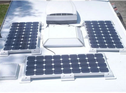 Solar panel mounting kit fixed without drilling holes