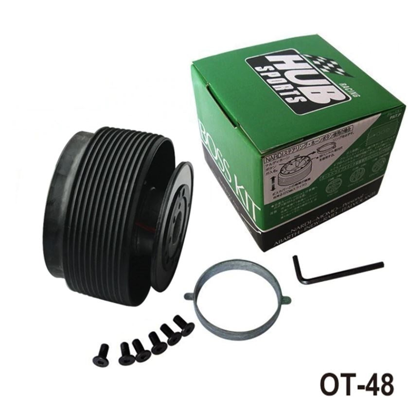 Top view of boss kit hub adapter for Toyota Chaser