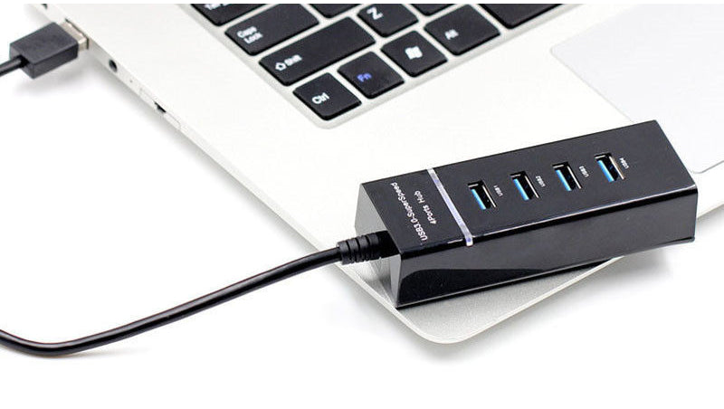 4 Port High Speed USB Hub 3.0 Sharing Switch Splitter