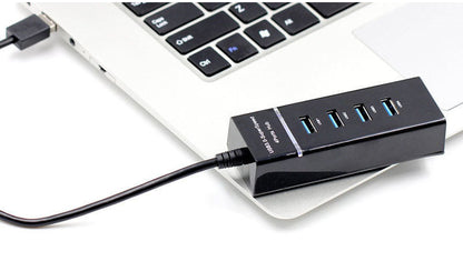 4 Port High Speed USB Hub 3.0 Sharing Switch Splitter