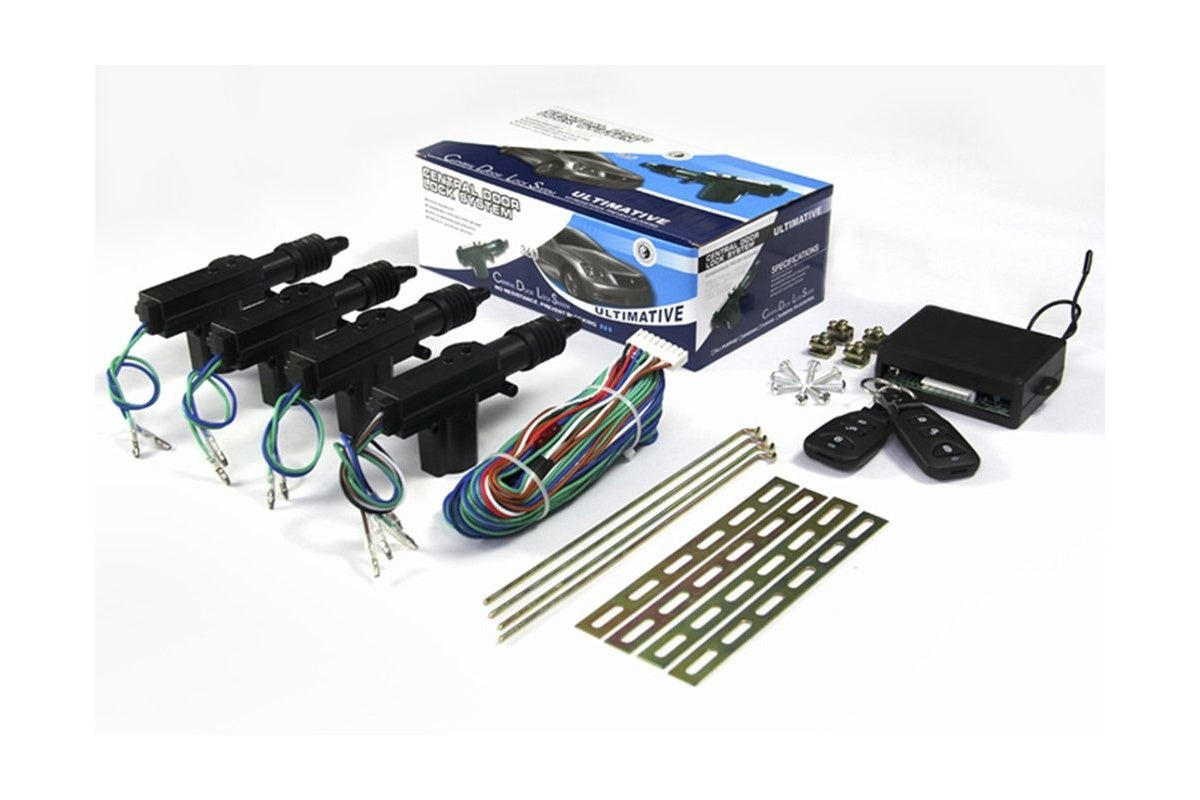 Close up of car central locking system kit control box size