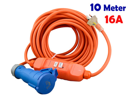 Heavy duty 15mm cable thickness on caravan lead