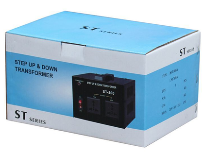 Top view highlighting control features on transformer