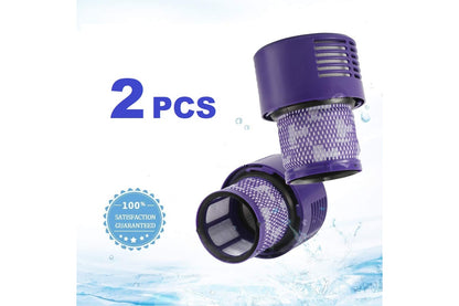 Dyson V10 filter installed in cordless vacuum cleaner