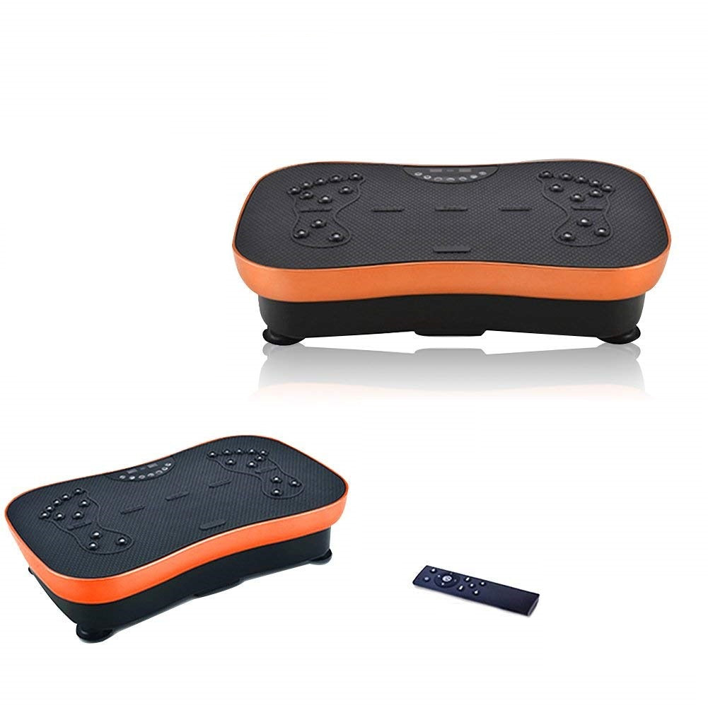 Vibration plate showing suction cups for floor stability