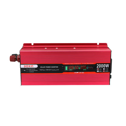 USB port detail on power inverter 2000W 12V