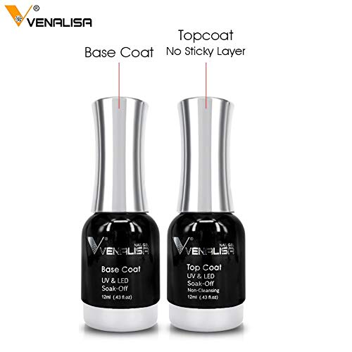 Venalisa 12ml Base Coat and Top Coat Set