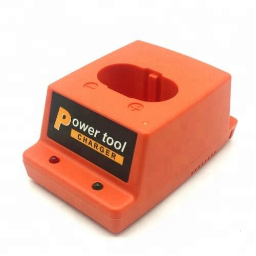 Top angle of Paslode Battery Charger with charging status lights