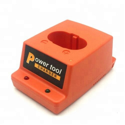 Top angle of Paslode Battery Charger with charging status lights