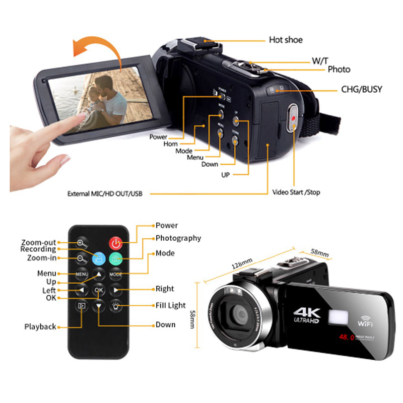 4K Digital Video Camera