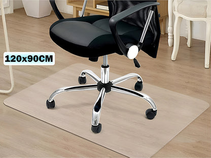Clear Chair Mat - Transparent Office Home Floor Protector Mat, 2mm Thickness, 120cm x 90cm