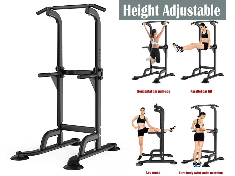 Power Tower Pull-Up & Chin-Up Station – Adjustable Workout Equipment
