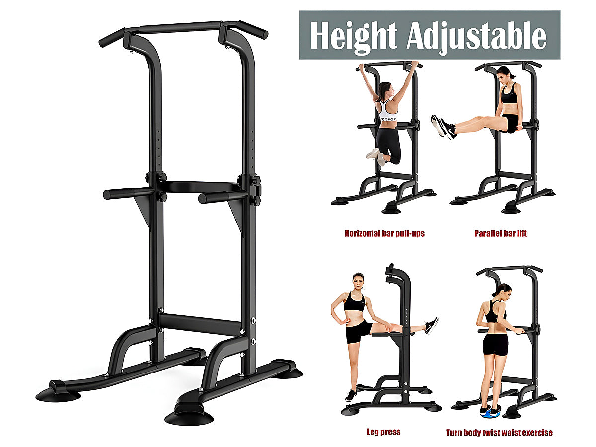 Power Tower Pull-Up & Chin-Up Station – Adjustable Workout Equipment