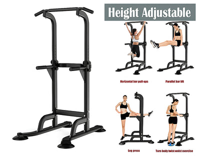 Power Tower Pull-Up & Chin-Up Station – Adjustable Workout Equipment