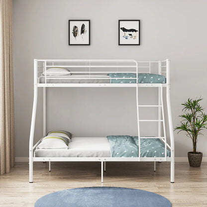 Metal Triple Bunk Bed  White