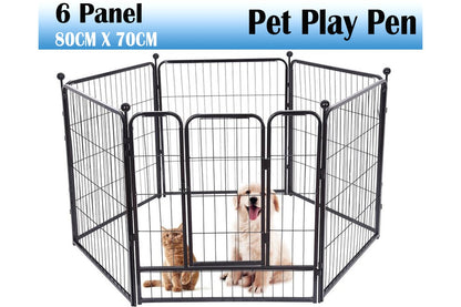 Close up of dog play pen door latch for secure closure