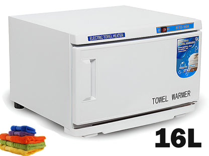 Close up of towel warmer temperature control panel