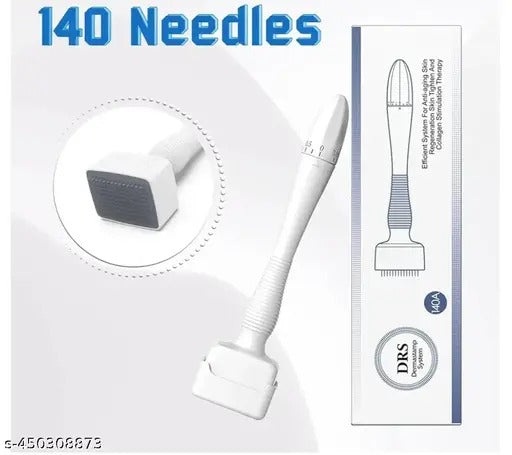 Top view of Derma Stamp with 140 cone-shaped needles