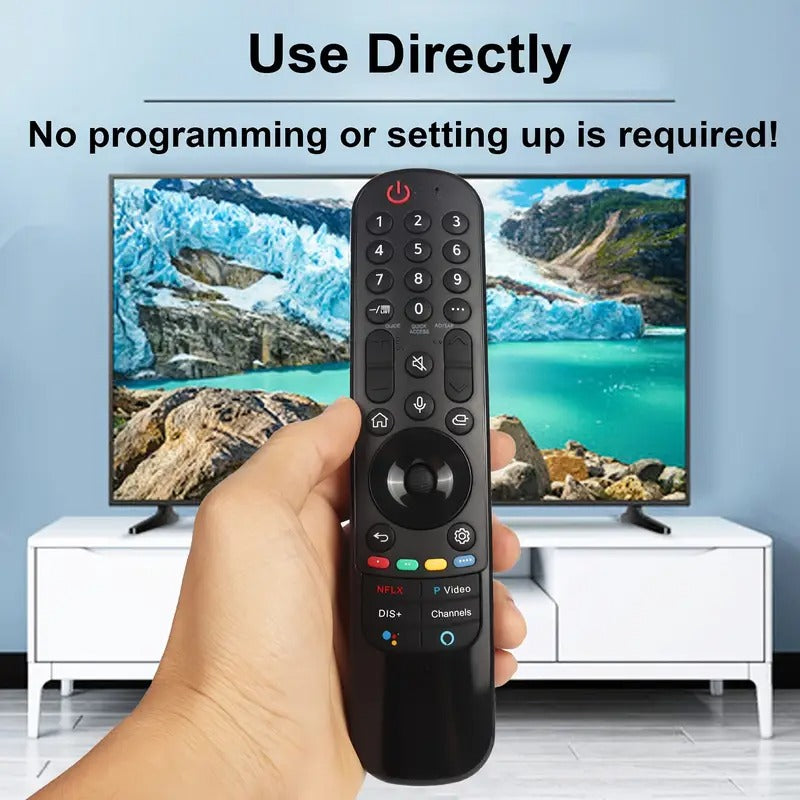 LG TV replacement remote with streaming shortcut buttons visible