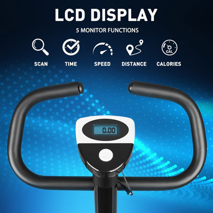 Heart rate sensors on exercise bike handlebars