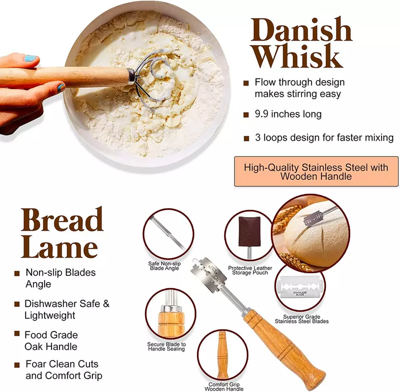 Bread Proofing Basket Kit