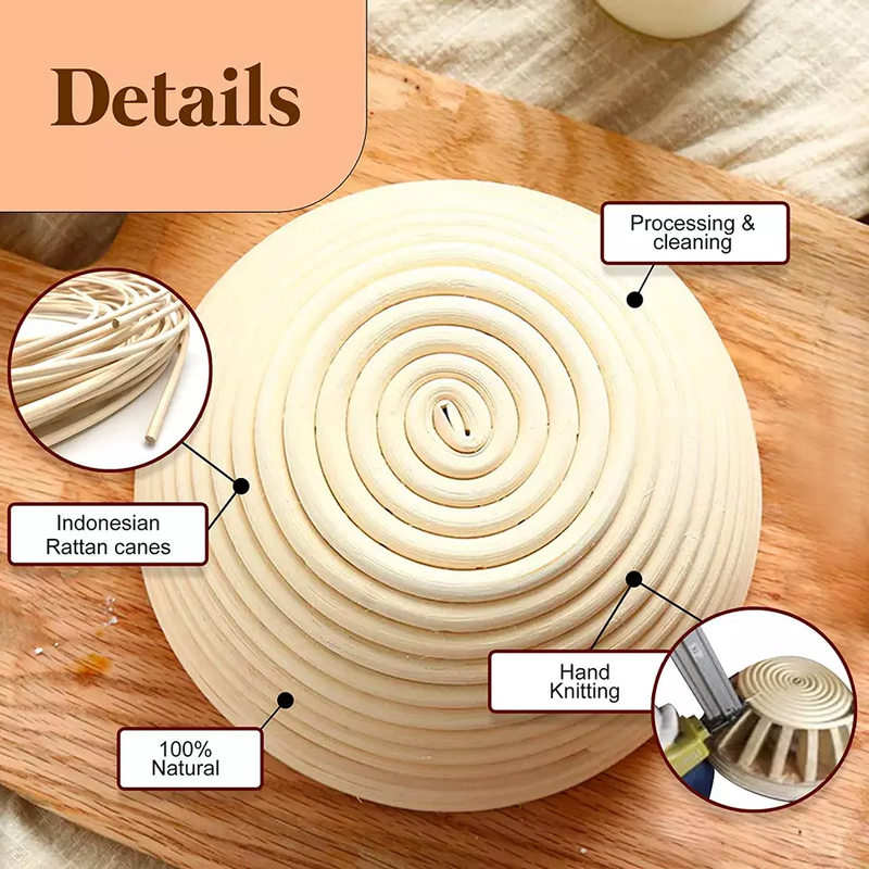 Bread Proofing Basket Kit