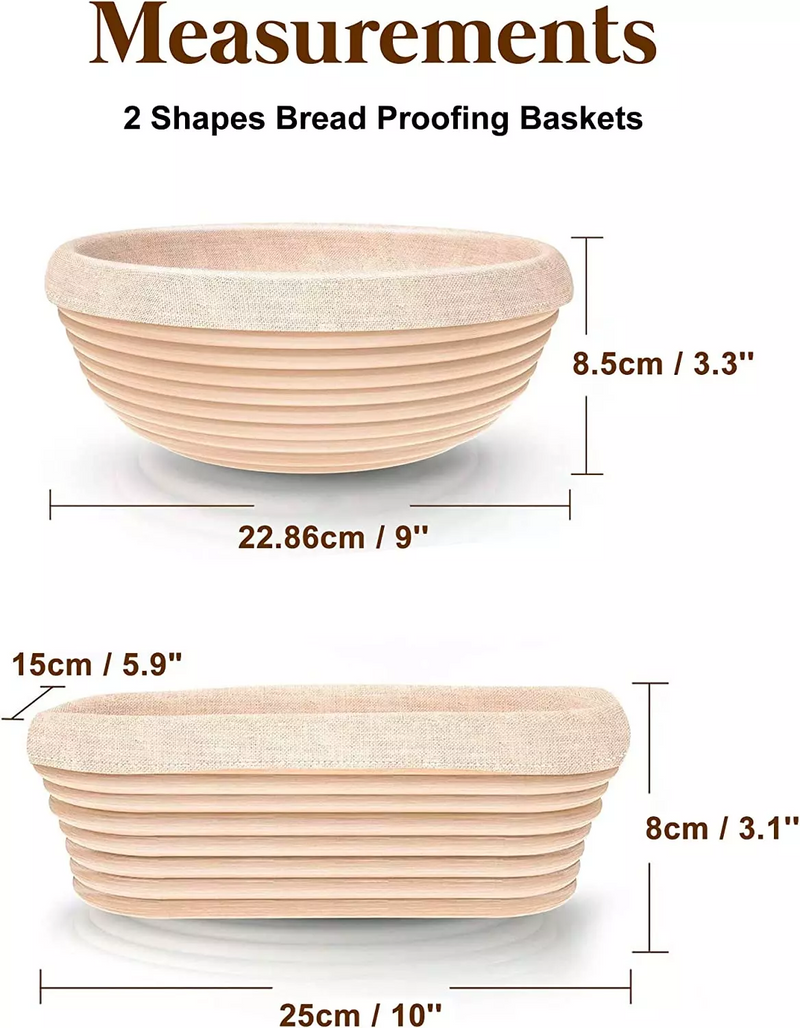 Bread Proofing Basket Kit