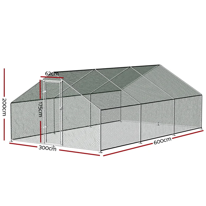 Outdoor Chicken Coop 6Mx3M