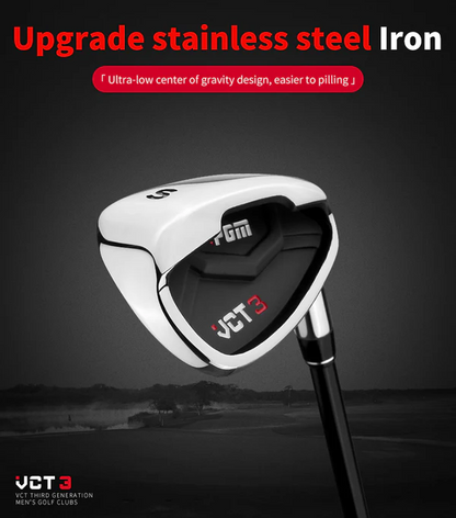 Putter with ultra-low centre of gravity in men golf clubs set