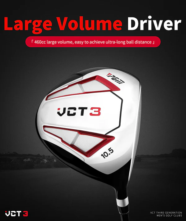 Top view of men golf clubs set arranged in stand bag