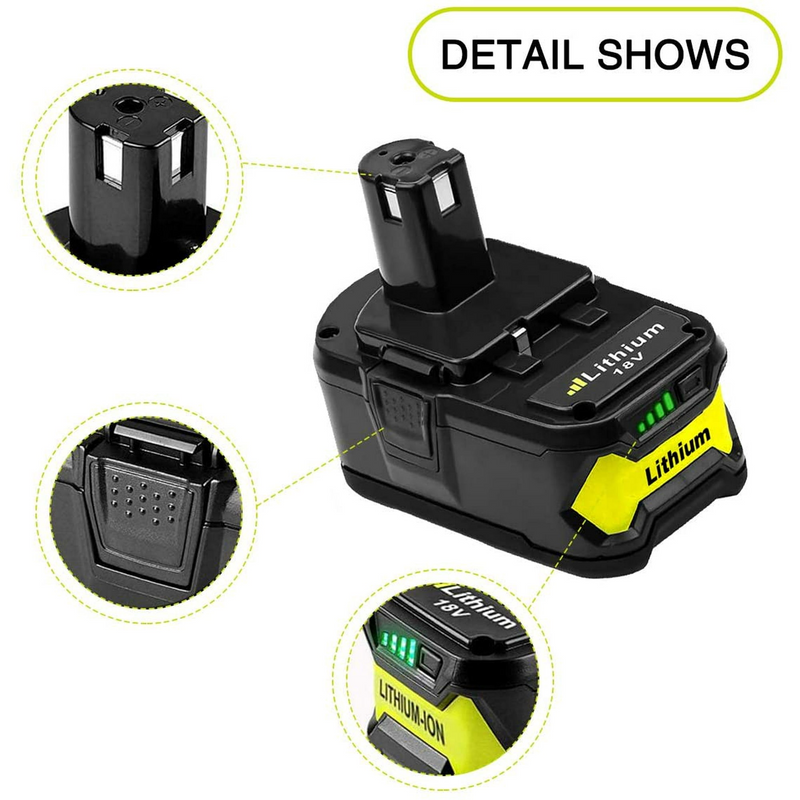 Replacement Ryobi 18V 5AH Battery