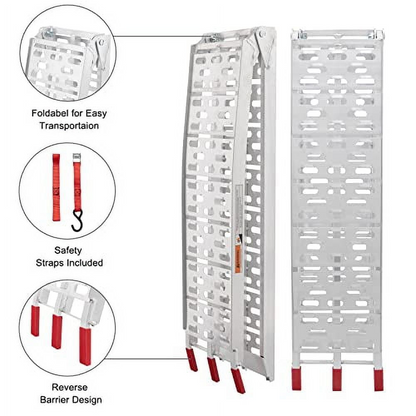 Folding Ramps 680KG Loading Capacity ATV Loading Ramps