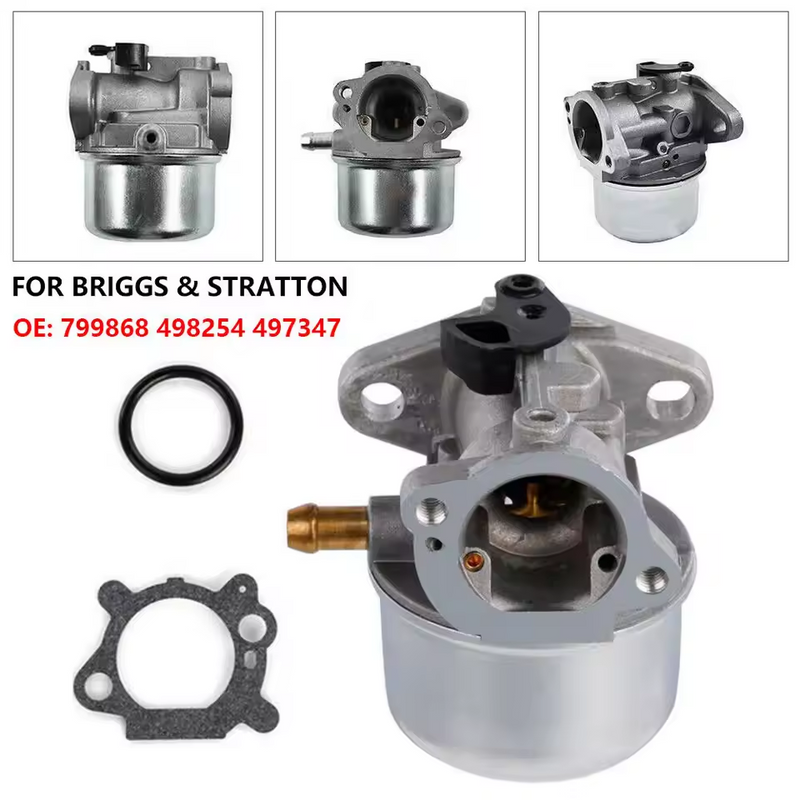 Briggs & Stratton Carburetor 799868 Replaces 498254 497347 497314,498170 Carb