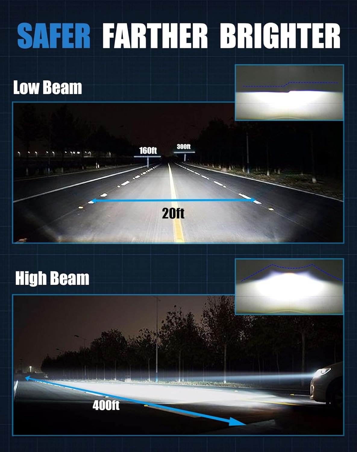 D4S HID xenon bulb glowing bright in night driving use