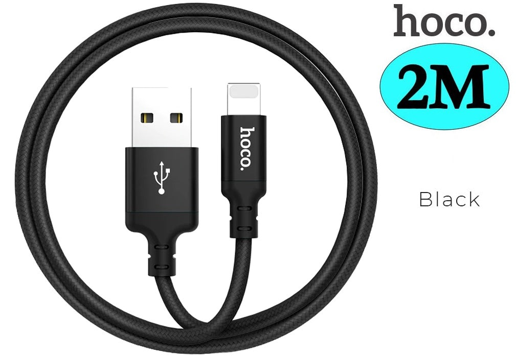 HOCO Times Speed lightning Charging Cable Black 2 Meter