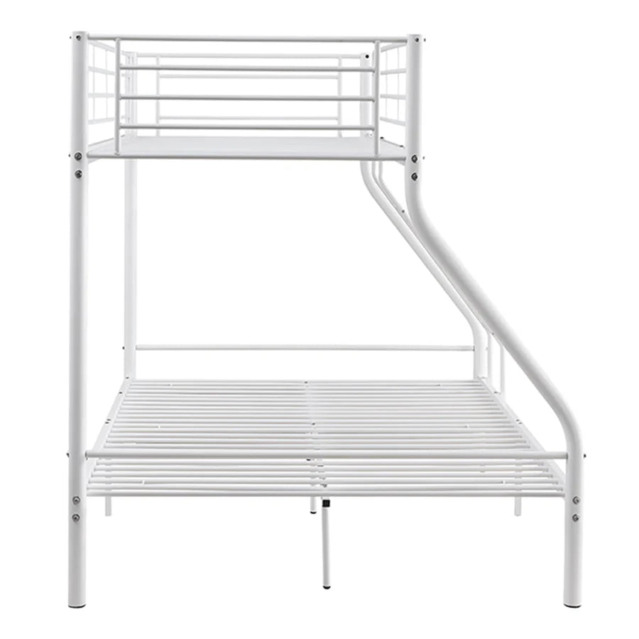 Metal Triple Bunk Bed  White