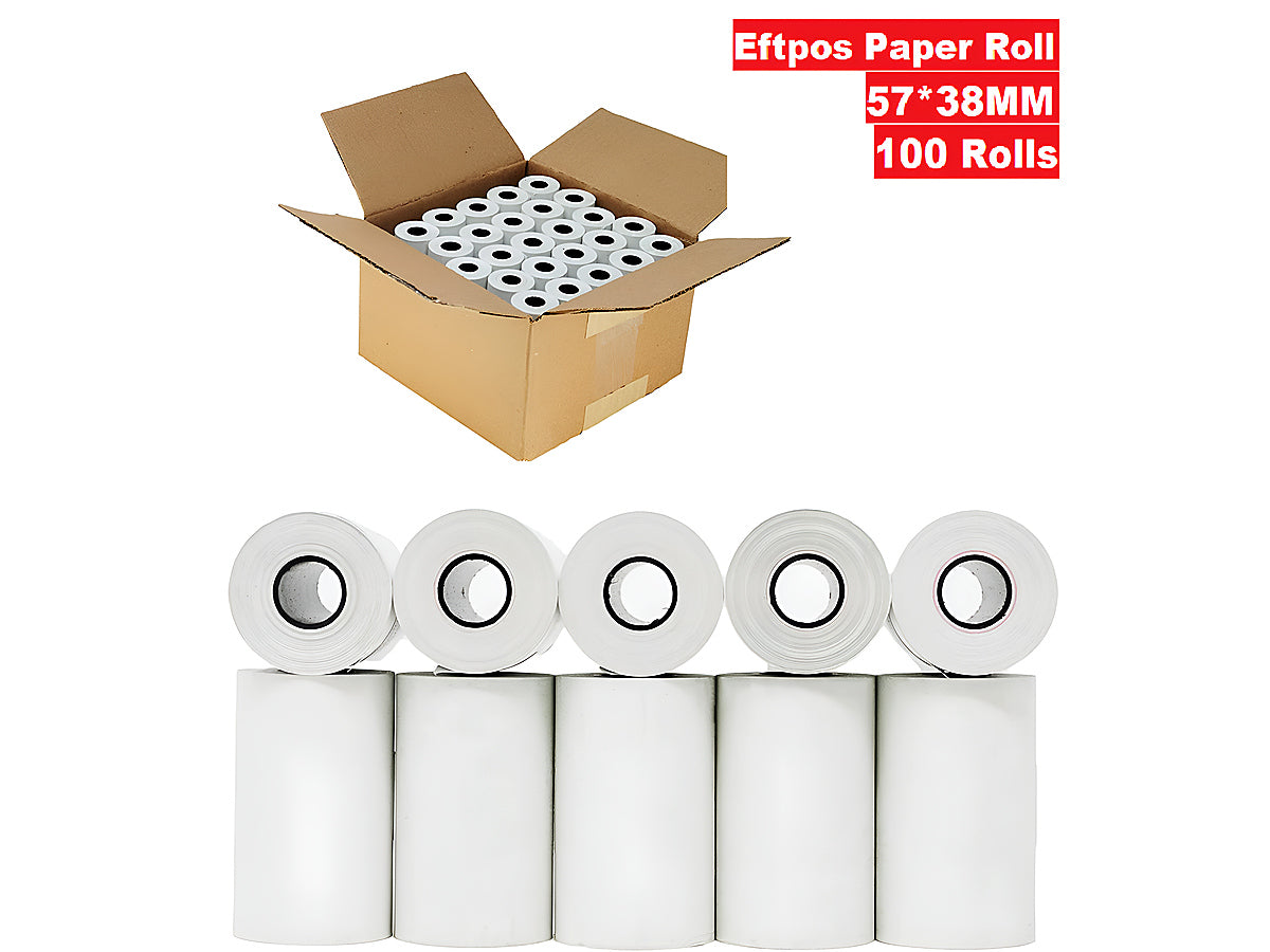 EFTPOS Roll 57x38 "100" ROLLS