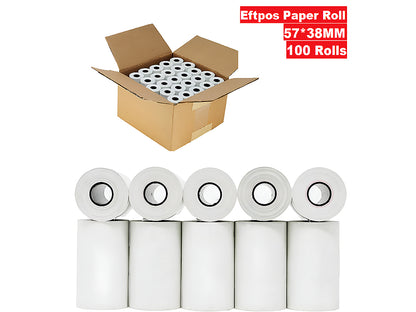 EFTPOS Roll 57x38 "100" ROLLS