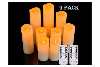 LED candle flame flickering effect in dark room