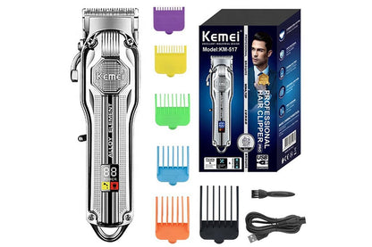 Close up of hair trimmer blades for precise cutting