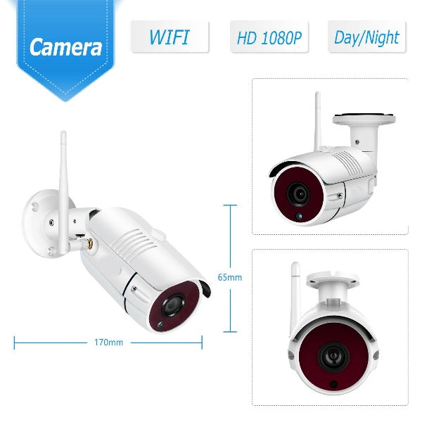 Security Camera System 2MP Wireless