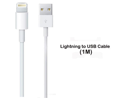 1 Meter USB Charging Cable For iPhone iPad White