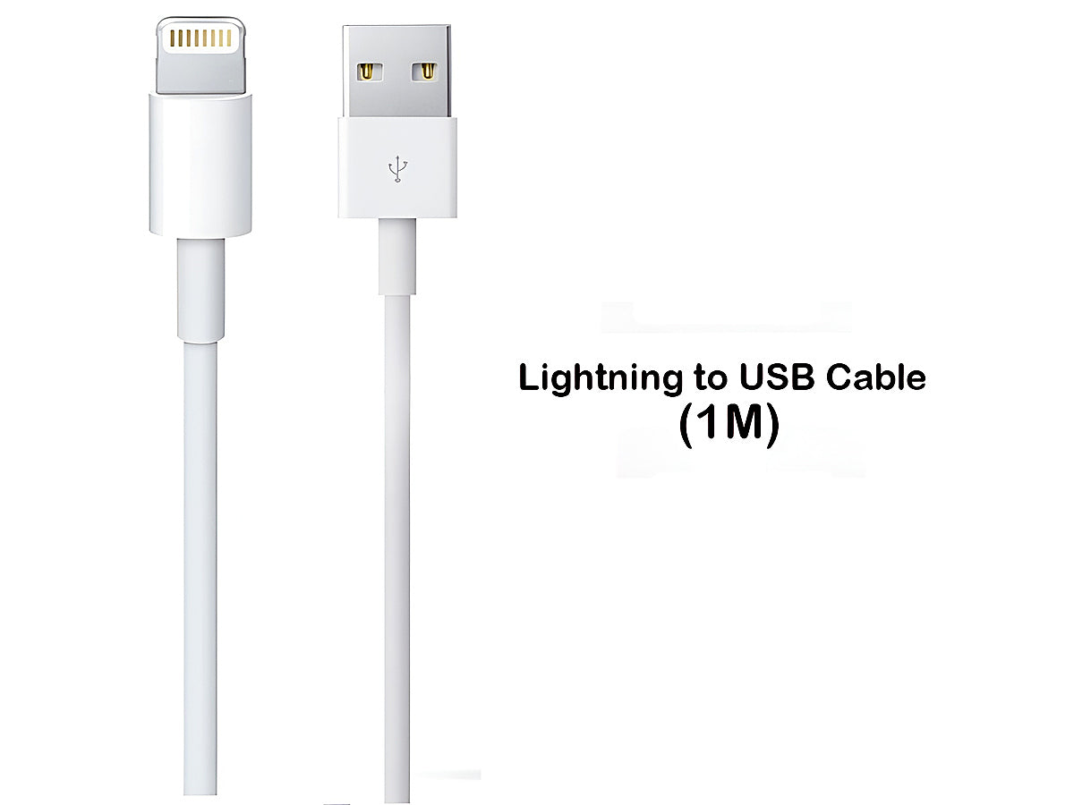 1 Meter USB Charging Cable For iPhone iPad White