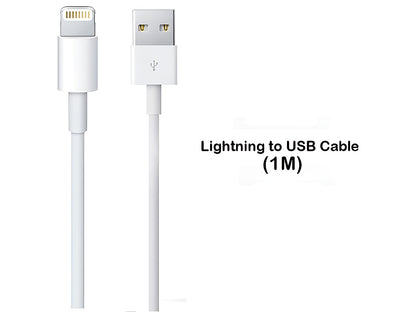 1 Meter USB Charging Cable For iPhone iPad White