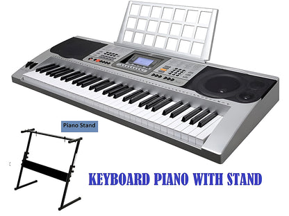Electronic Keyboard Piano and Piano Stand