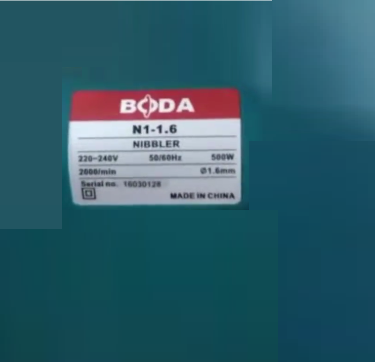 Nibbler BODA Metal Sheet Cutter