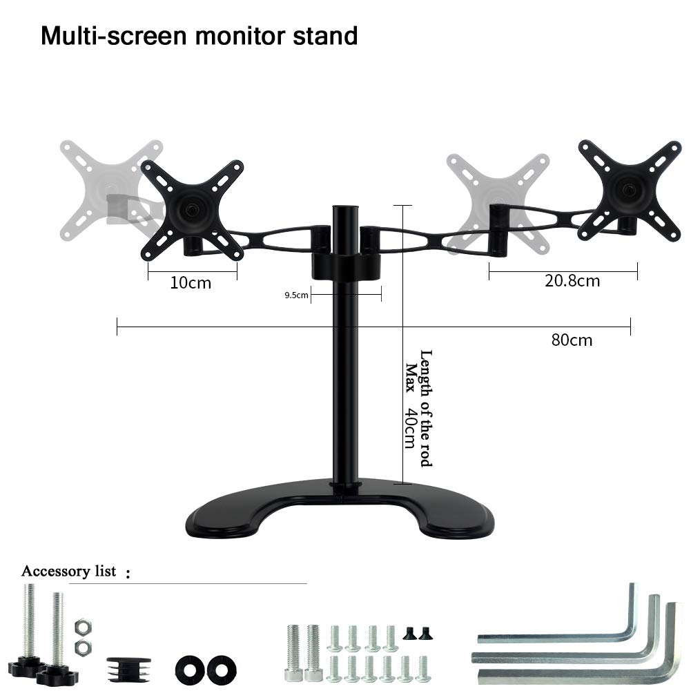 Dual Monitor Stand Bracket Mount